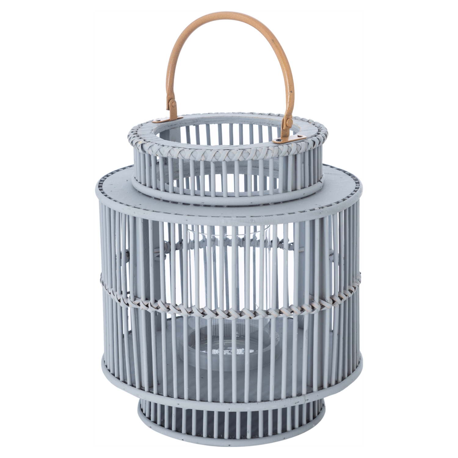 SASA BAMBOO FENER GRİ 26X26X26CM