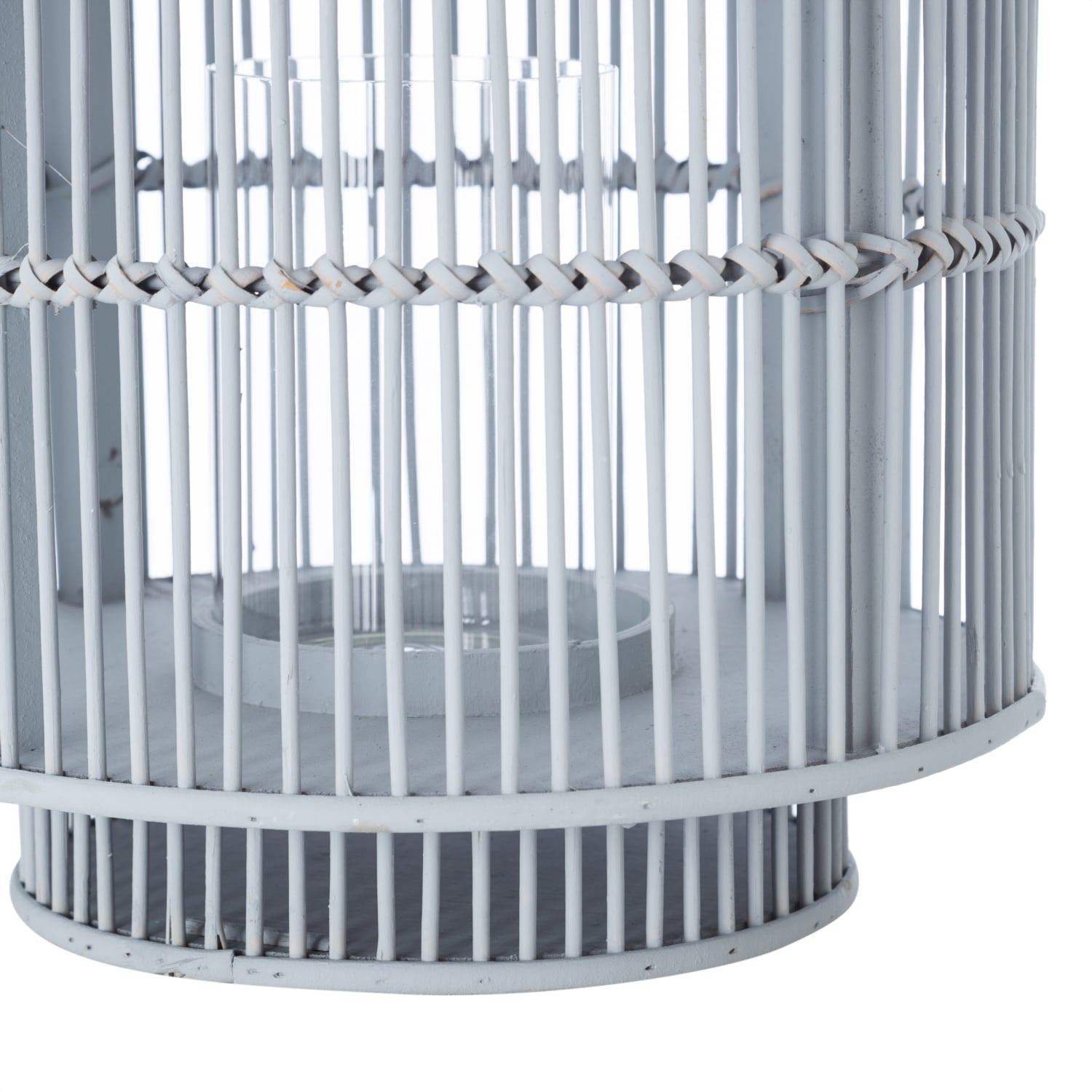 SASA BAMBOO FENER GRİ 31X31X43CM