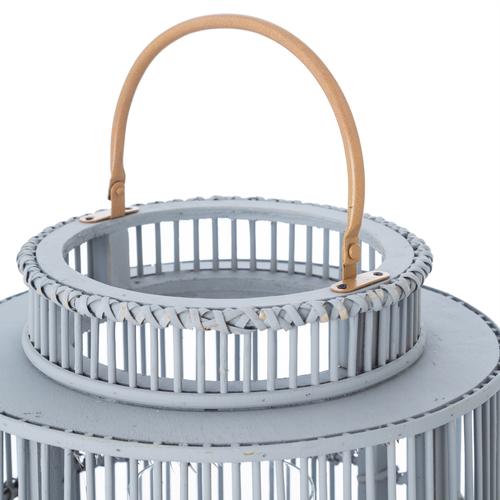  SASA BAMBOO FENER GRİ 31X31X43CM