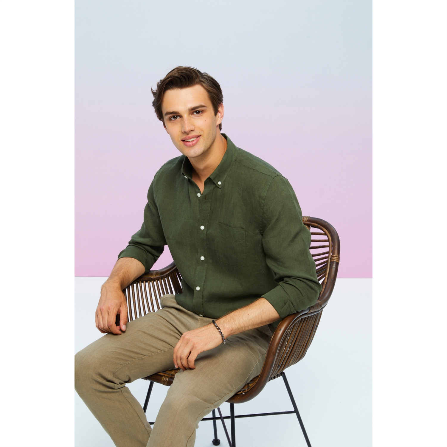 STRAIGHT FIT KETEN PANTOLON