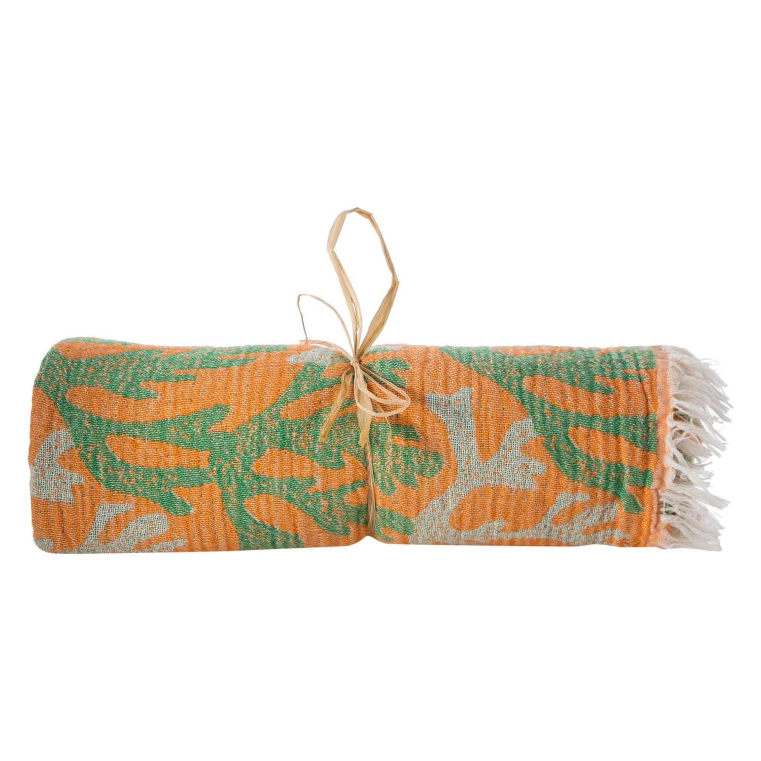 CORAL TURUNCU YEŞİL PEŞTAMAL 80X160CM