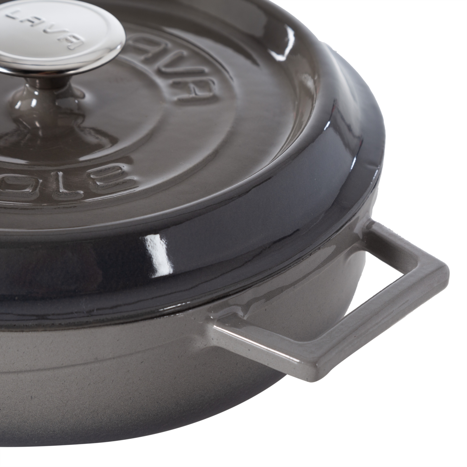 LAVA YAYVAN TENCERE GRİ 24 CM