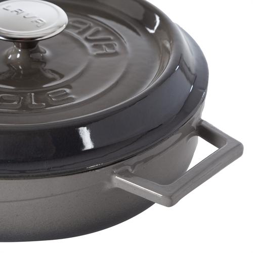  LAVA YAYVAN TENCERE GRİ 24 CM