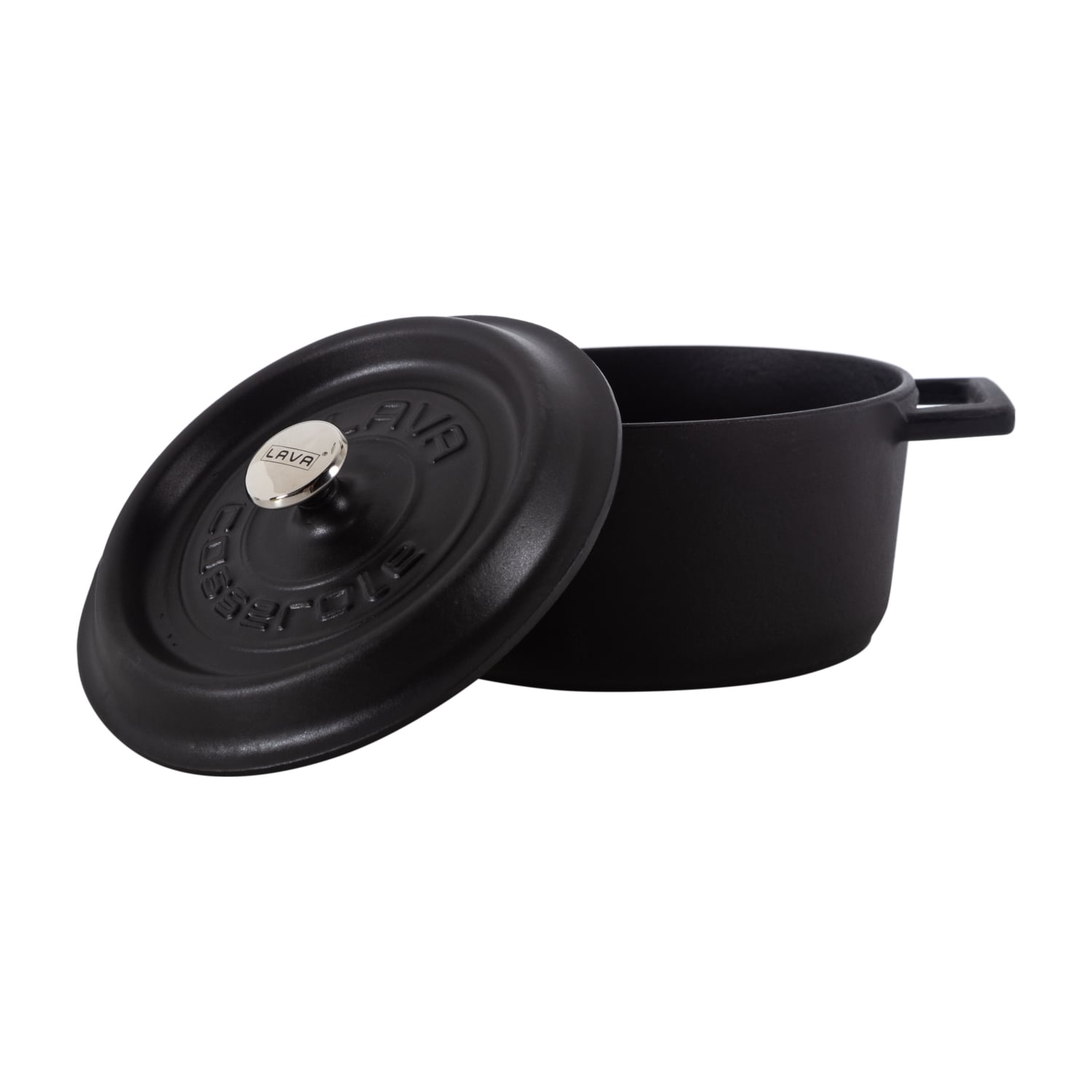 LAVA DERİN TENCERE MAT SİYAH 20 CM