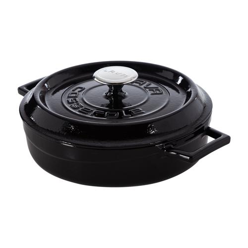  LAVA YAYVAN TENCERE PARLAK SİYAH 24 CM