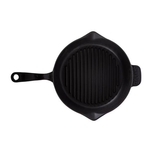  LAVA IZGARA TAVA PARLAK SİYAH 28 CM