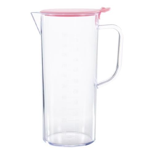  ACRYLIC ÖLÇEKLİ SÜRAHİ 1LT -PEMBE