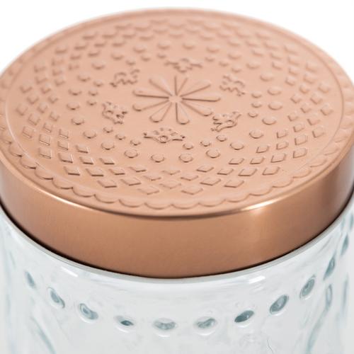  VINTAGE CAM KAVANOZ 17 CM -1340 ML