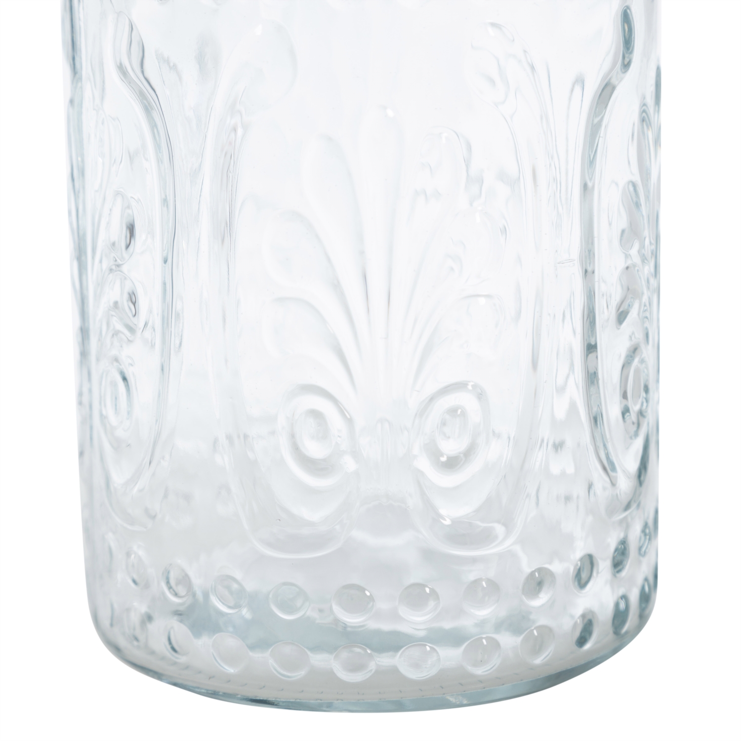 VINTAGE CAM KAVANOZ 17 CM -1340 ML