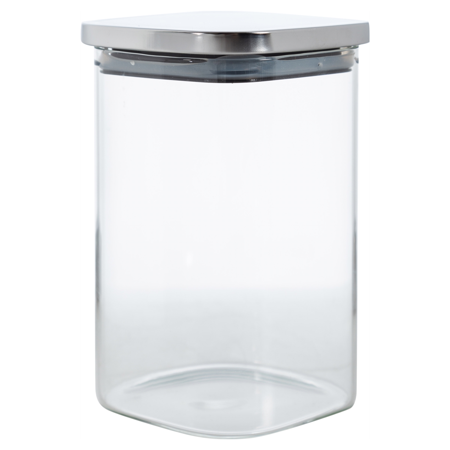 SILVER BOROSILIKAT CAM KAVANOZ 1000 CC GÜMÜŞ