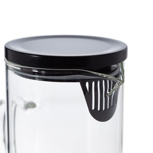  BOROSILIKAT CAM SÜRAHİ 1300 CC SİYAH