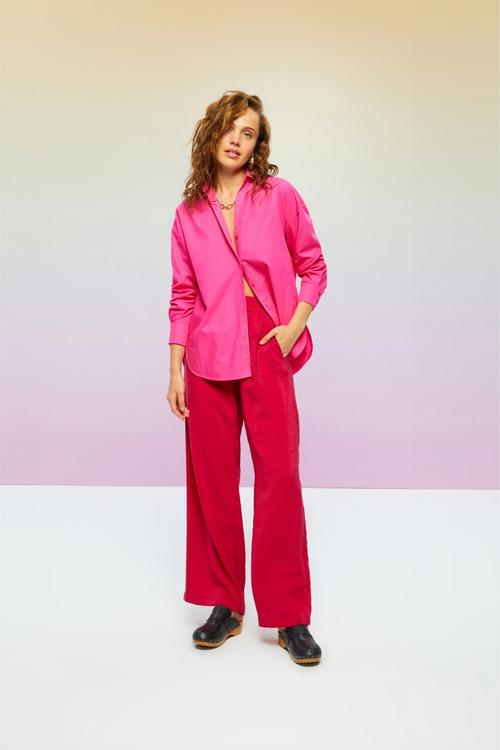  BELİ LASTİKLİ RAHAT KESİM MODAL PANTOLON