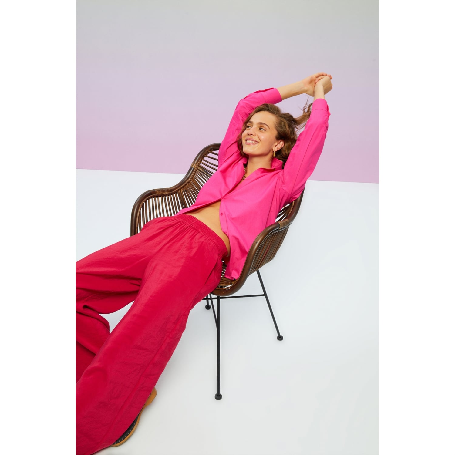 BELİ LASTİKLİ RAHAT KESİM MODAL PANTOLON