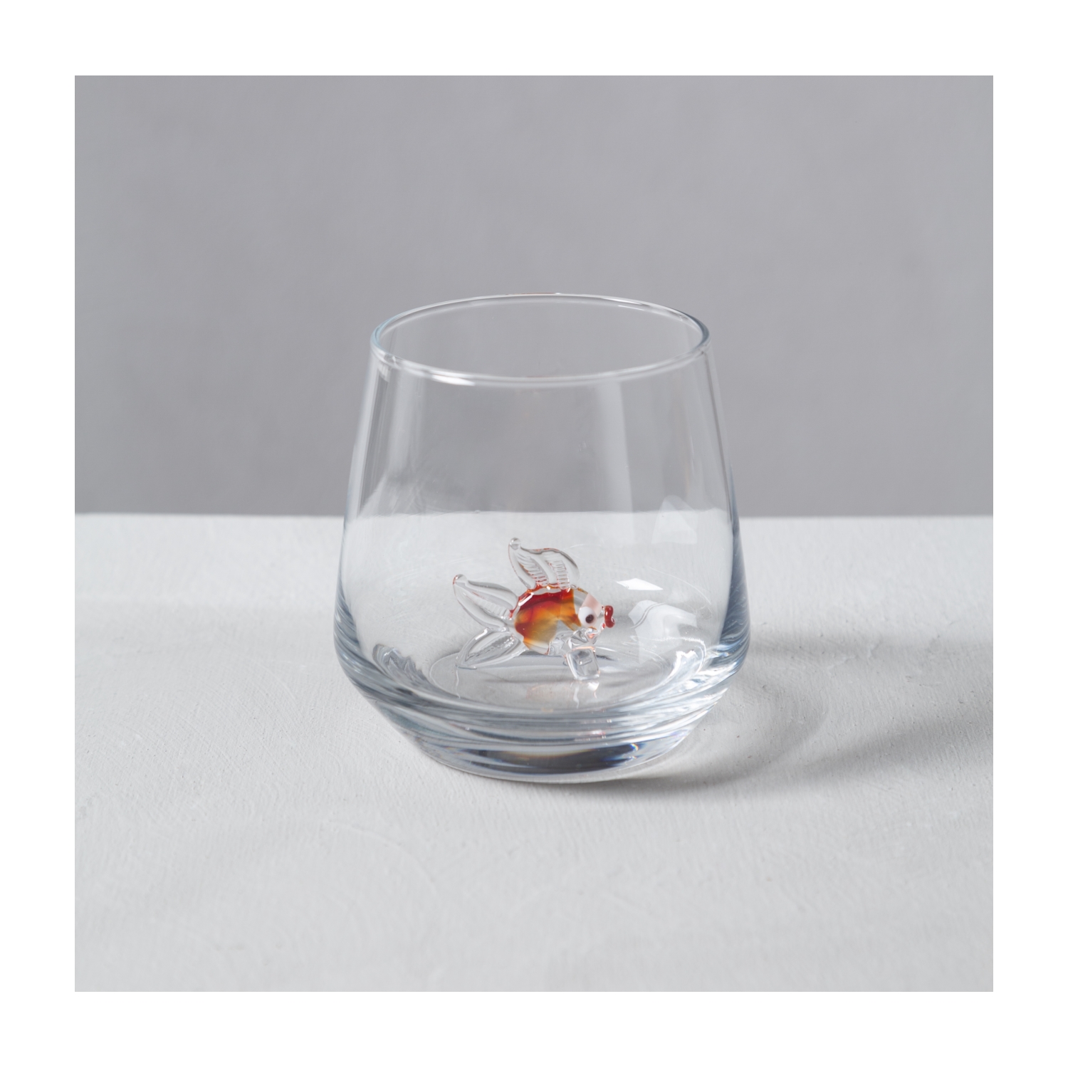 KIRMIZI BALIK FİGÜRLÜ BARDAK 310ML