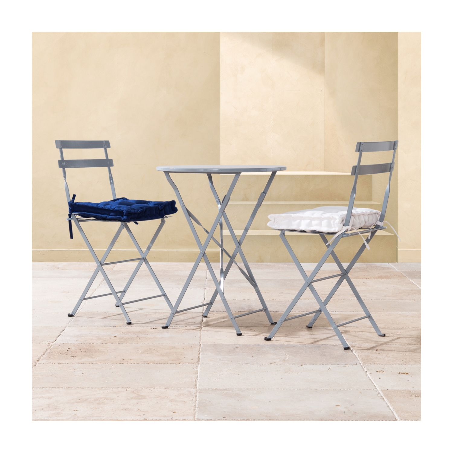 LUNA BISTRO SET GRI