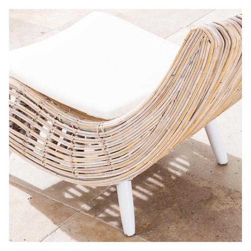  LIE DOĞAL RATTAN TEKLİ BAHÇE KOLTUĞU