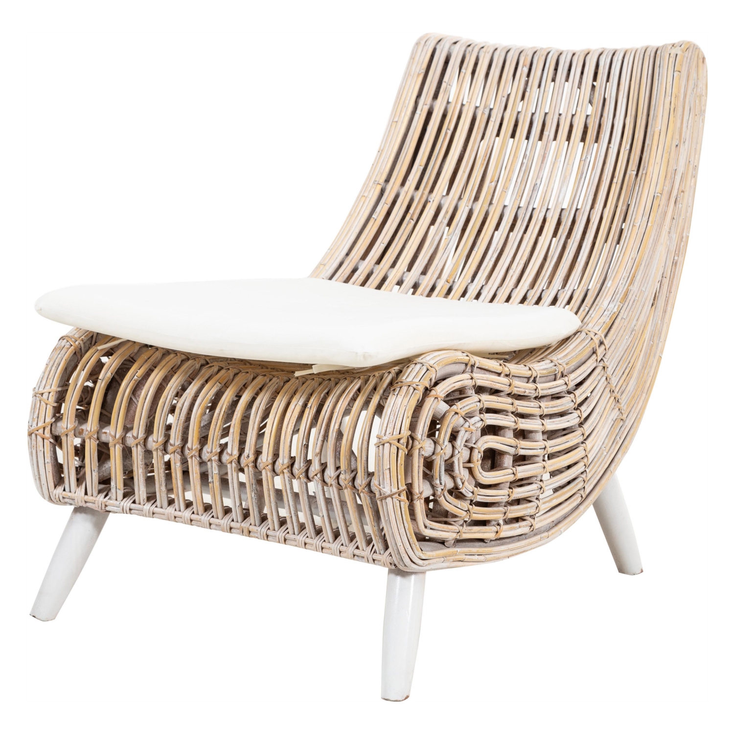 LIE DOĞAL RATTAN TEKLİ BAHÇE KOLTUĞU