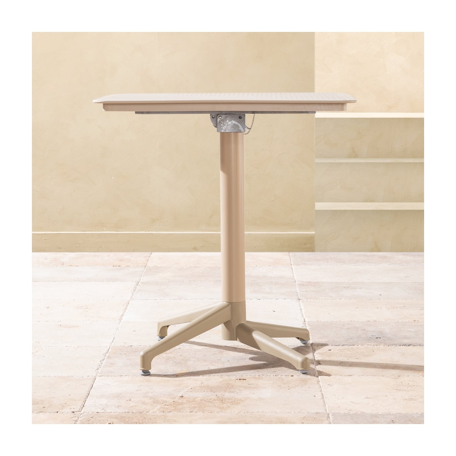 LUZERN KATLANIR KARE MASA BEJ 70X70