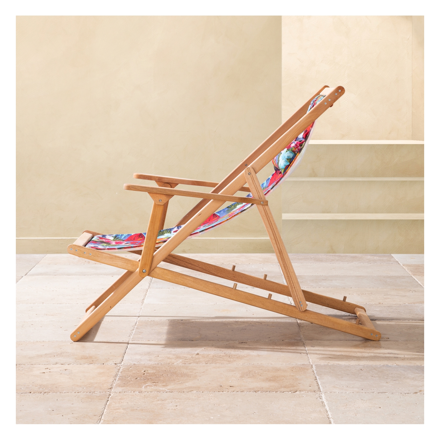 FIORE  AÇILIR  KOLÇAKLI ŞEZLONG