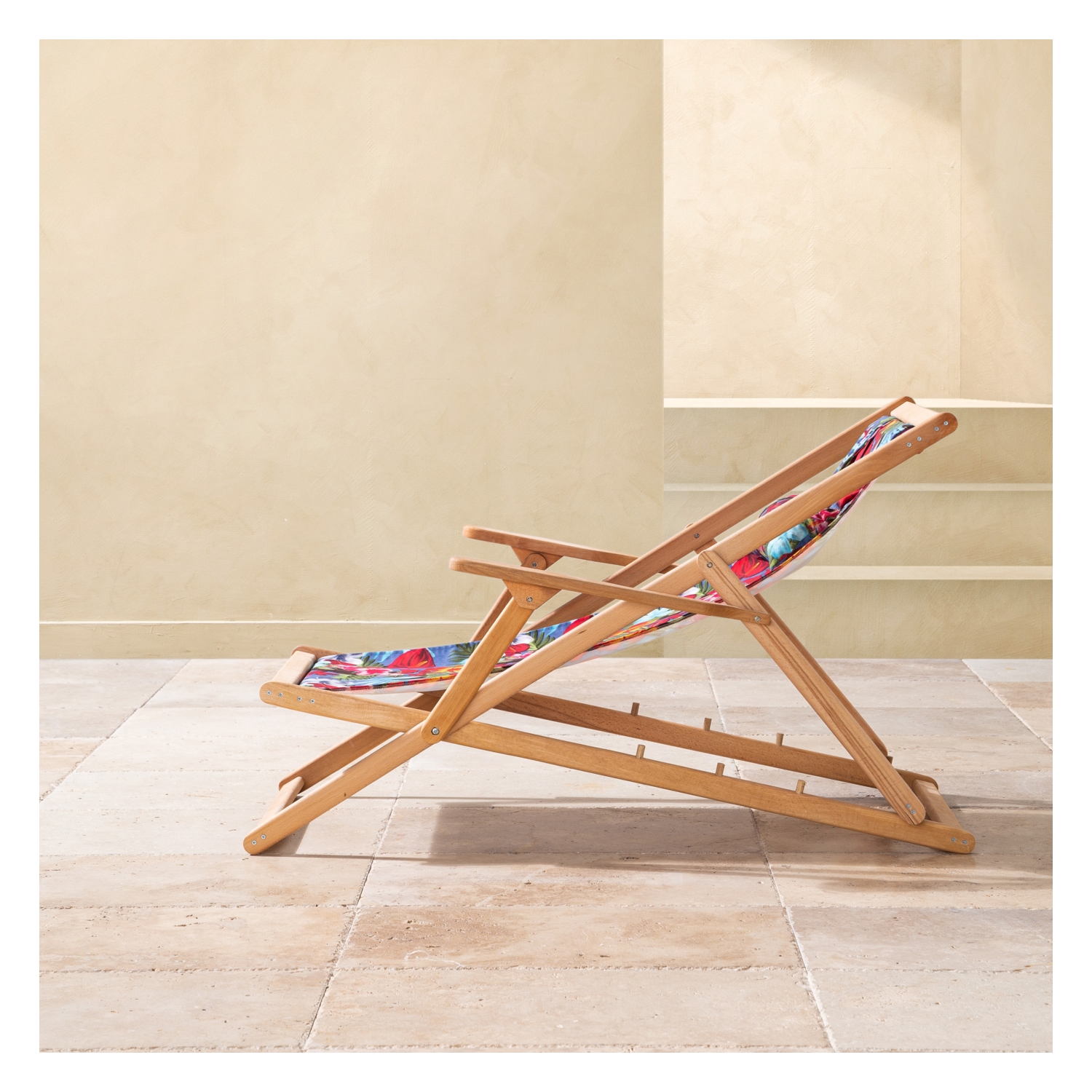 FIORE  AÇILIR  KOLÇAKLI ŞEZLONG