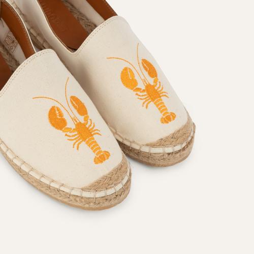  YENGEÇ İŞLEMELİ KANVAS ESPADRİL