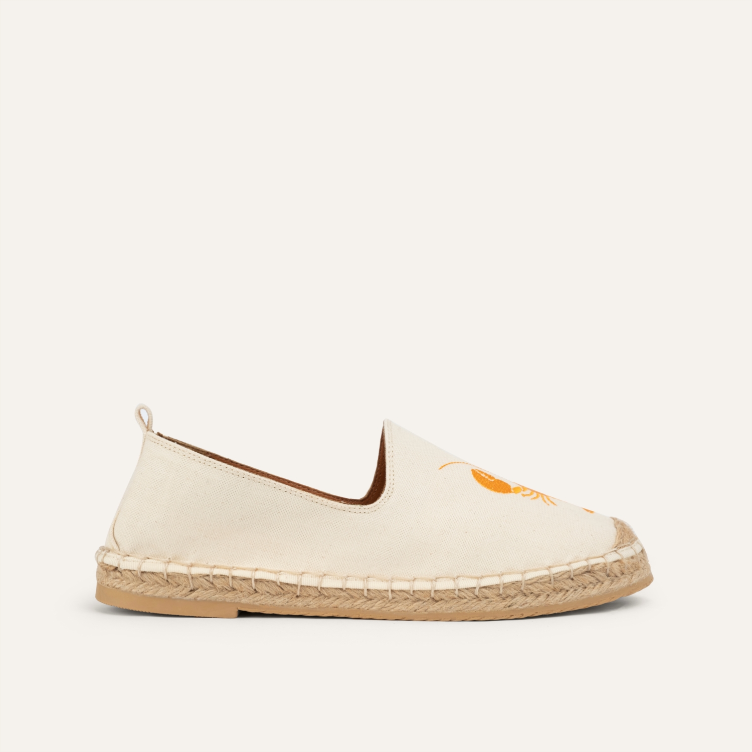 YENGEÇ İŞLEMELİ KANVAS ESPADRİL