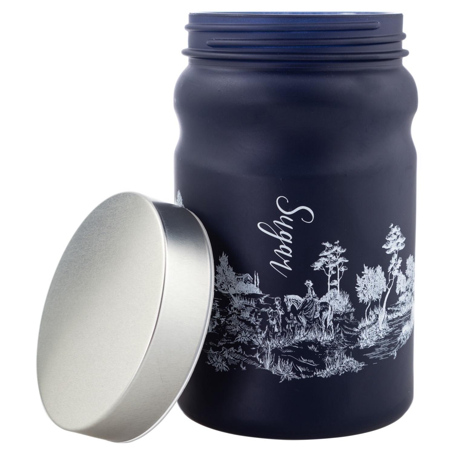 MEDITERRANEAN KAVANOZ-LACİVERT 1400CC SUGAR