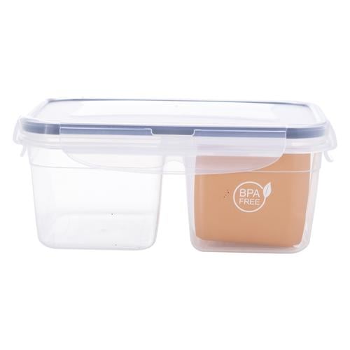  FRESH SAKLAMA KABI 2 BÖLMELİ 18X12 CM