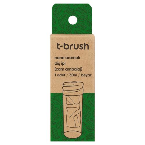  T-BRUSH NANE AROMALI DİŞ İPİ CAM AMBALAJ