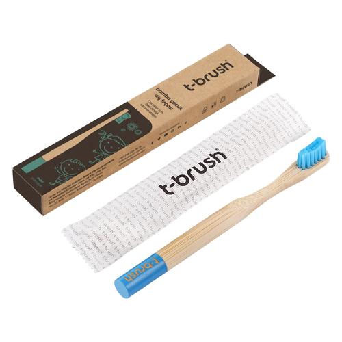  T-BRUSH ÇOCUK BAMBU DİŞ FIRÇASI MAVİ