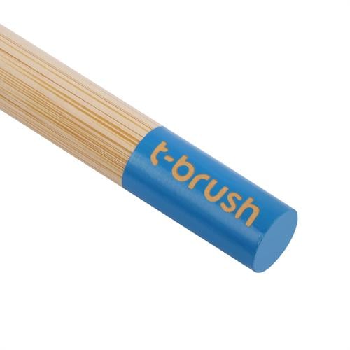  T-BRUSH ÇOCUK BAMBU DİŞ FIRÇASI MAVİ
