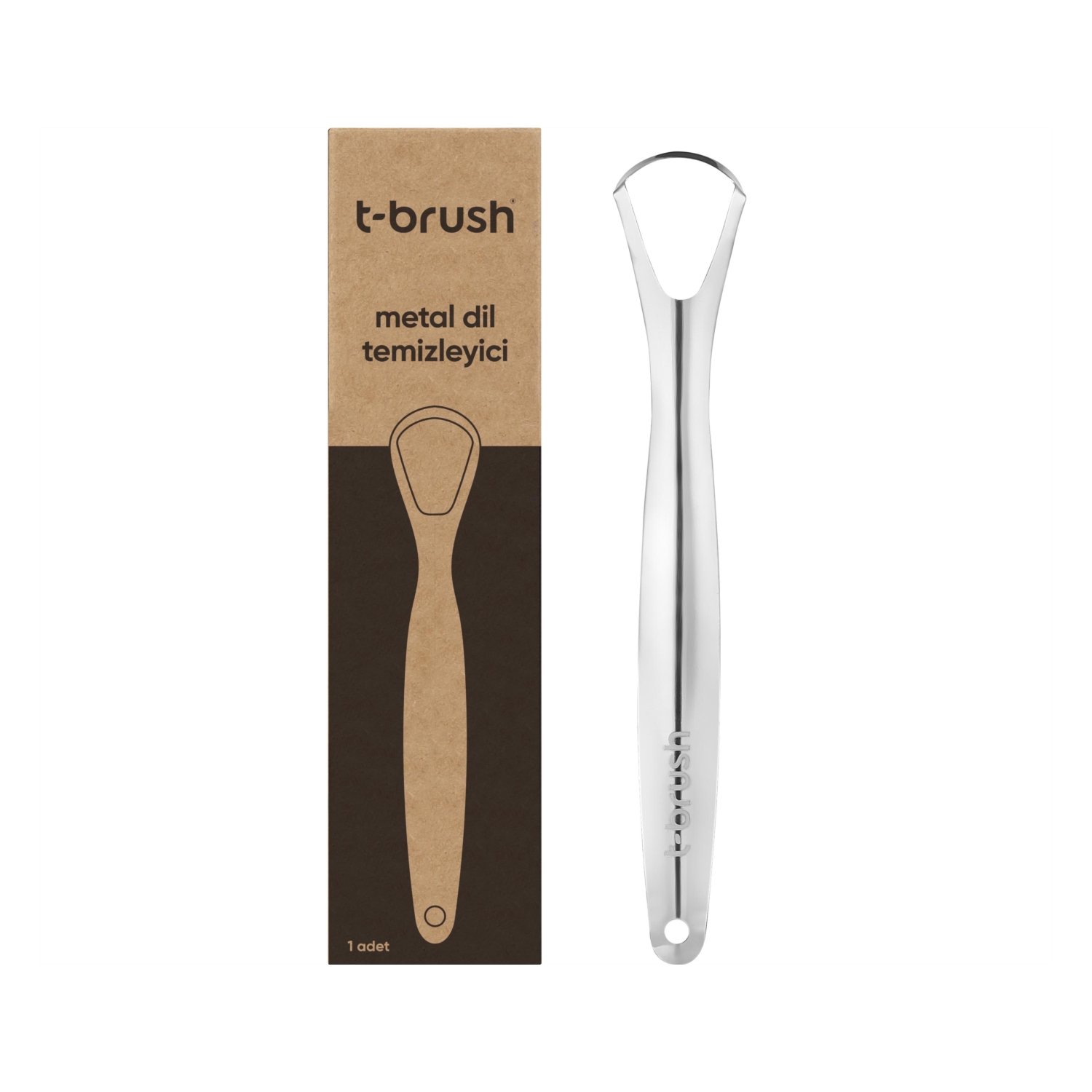 T-BRUSH METAL DİL TEMİZLEYİCİ