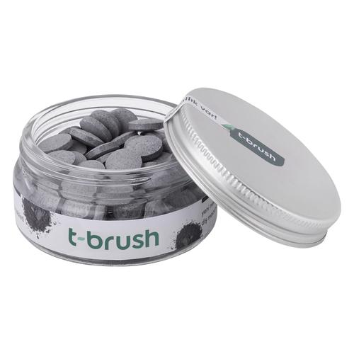  T-BRUSH ACTİVATED CHARCOAL FLÖRÜRSÜZ DİŞ MACUNU TABLETİ
