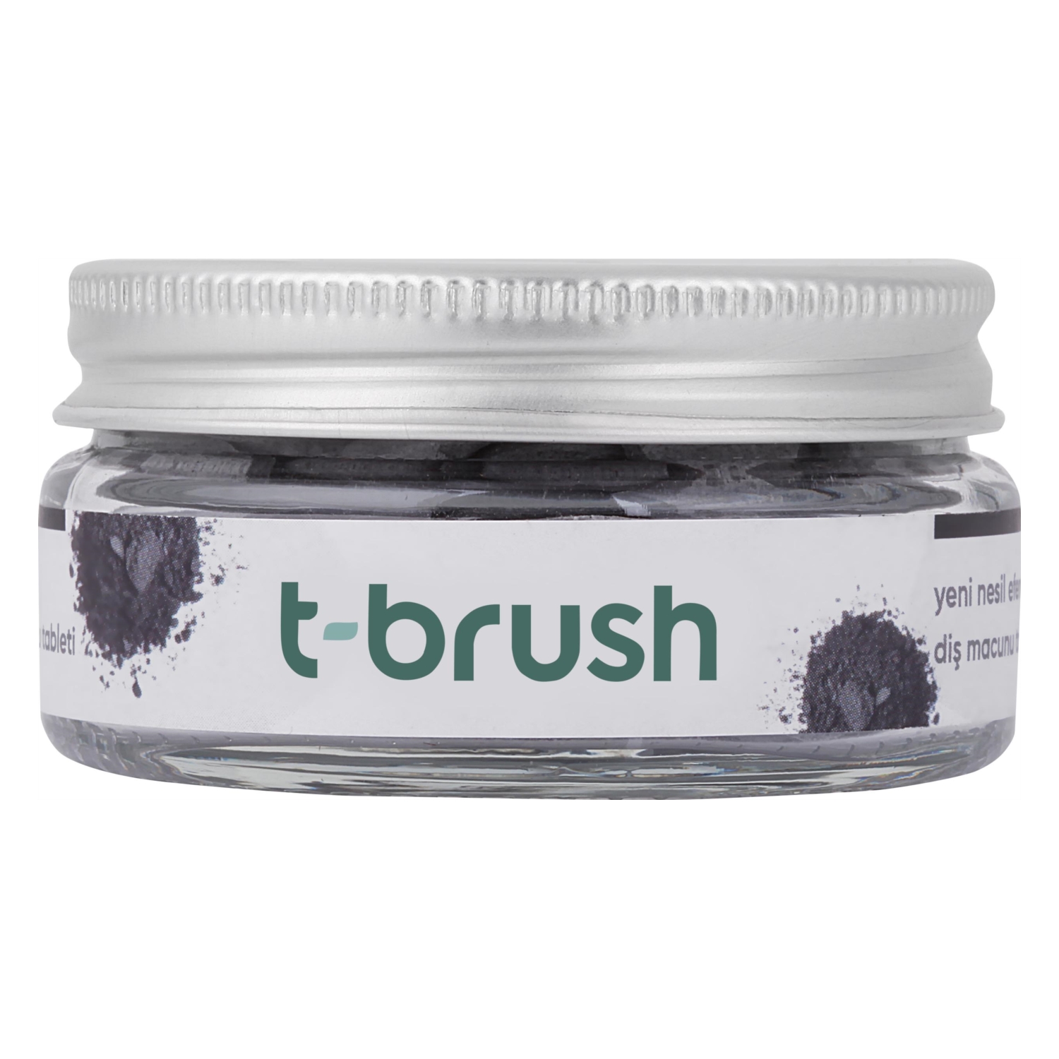 T-BRUSH ACTİVATED CHARCOAL FLÖRÜRSÜZ DİŞ MACUNU TABLETİ