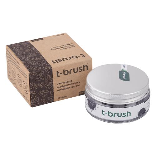  T-BRUSH ACTİVATED CHARCOAL FLÖRÜRSÜZ DİŞ MACUNU TABLETİ