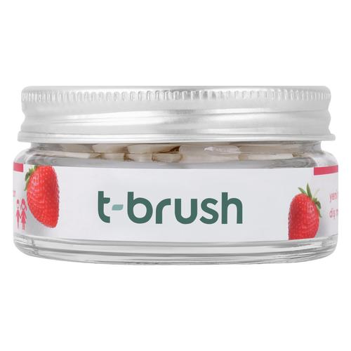  T-BRUSH ÇİLEK AROMALI FLÖRÜRSÜZ DİŞ MACUNU TABLETİ