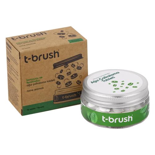  T-BRUSH NANE AROMALI FLORÜRLÜ AĞIZ ÇALKALAMA TABLETİ
