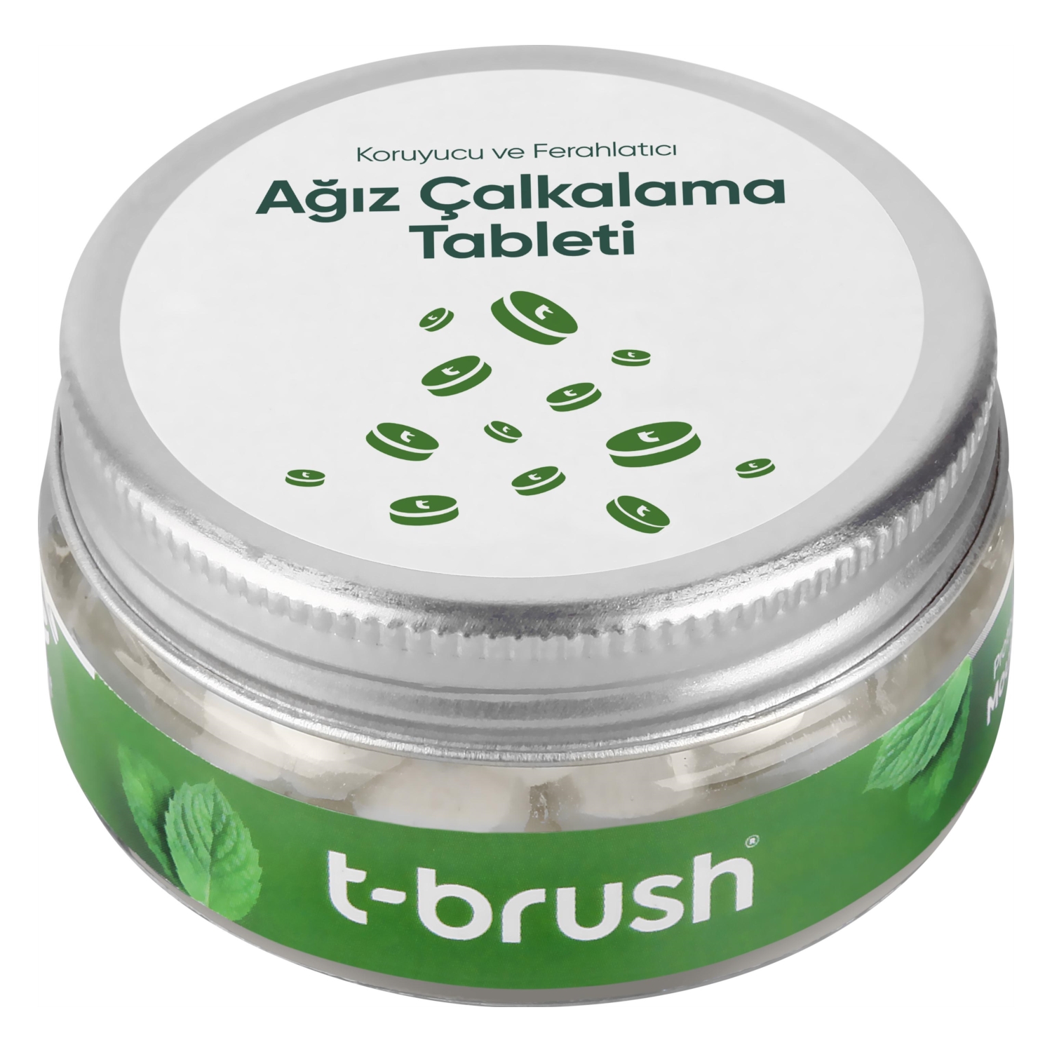 T-BRUSH NANE AROMALI FLORÜRLÜ AĞIZ ÇALKALAMA TABLETİ