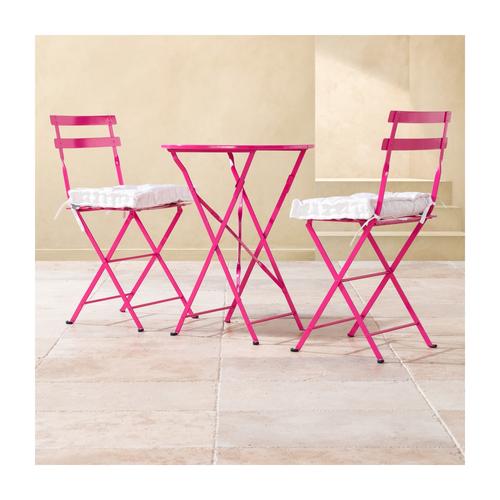  LUNA BISTRO SET PEMBE