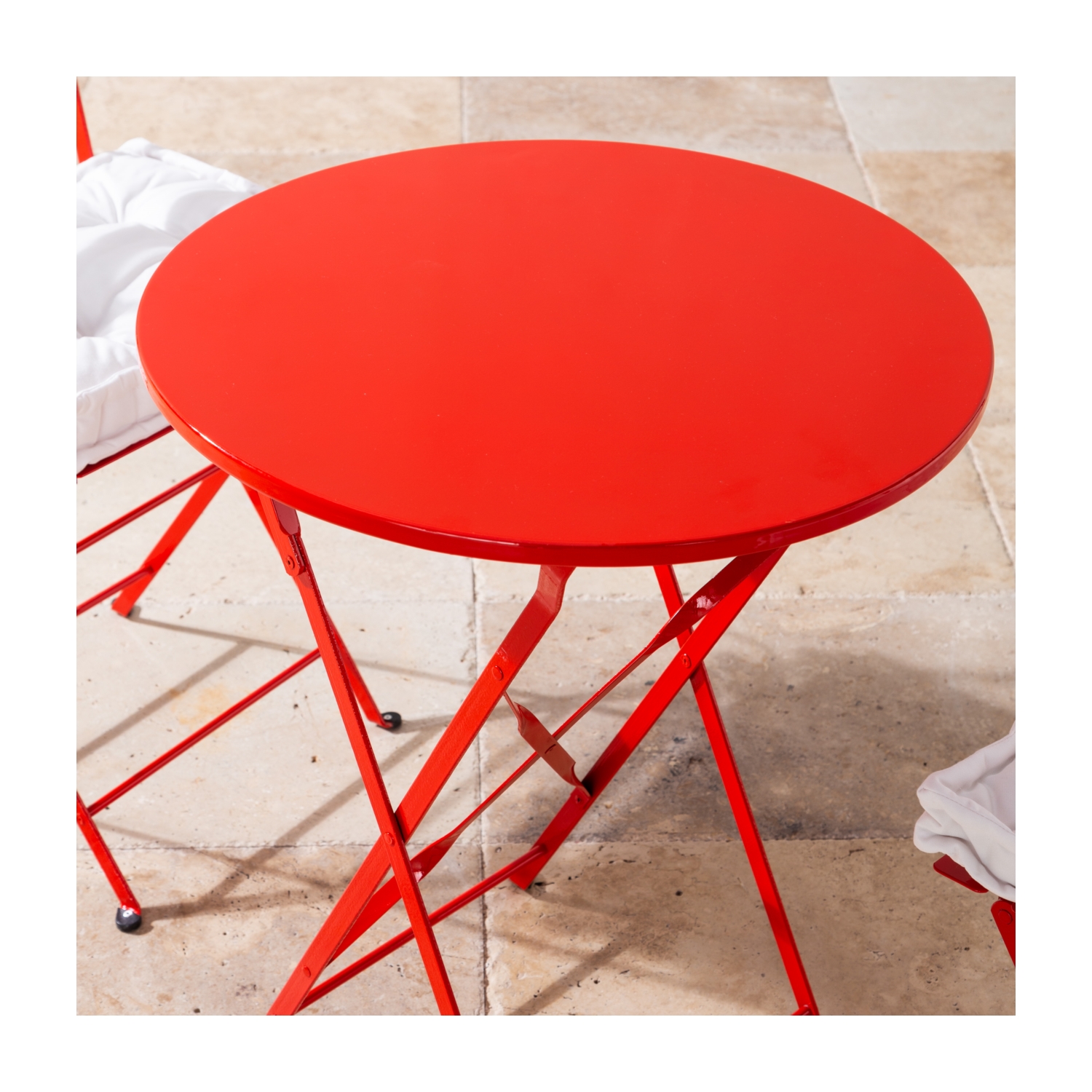 LUNA BISTRO SET KIRMIZI