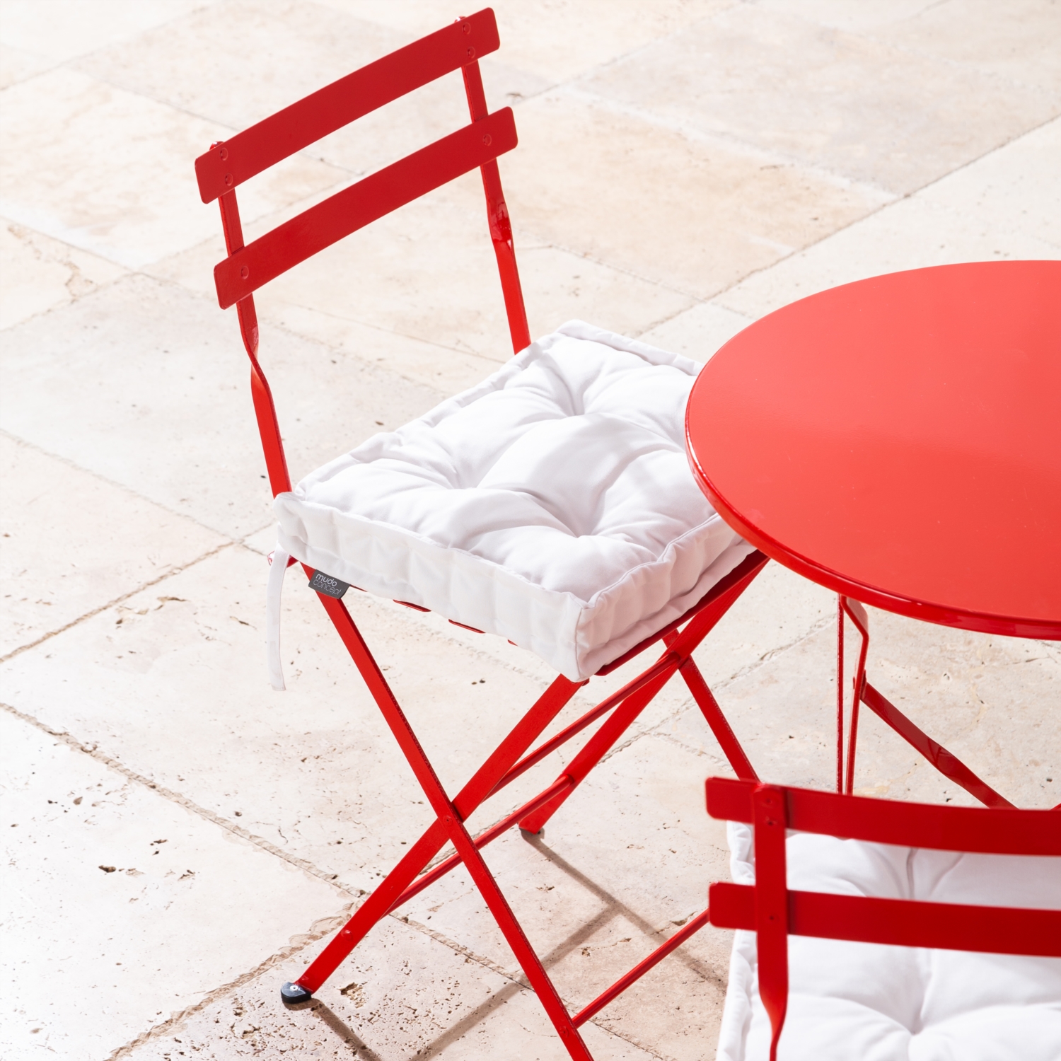 LUNA BISTRO SET KIRMIZI