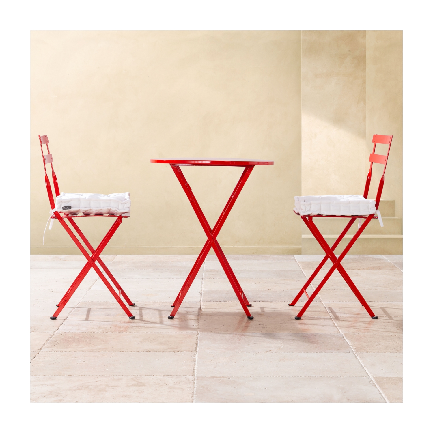 LUNA BISTRO SET KIRMIZI