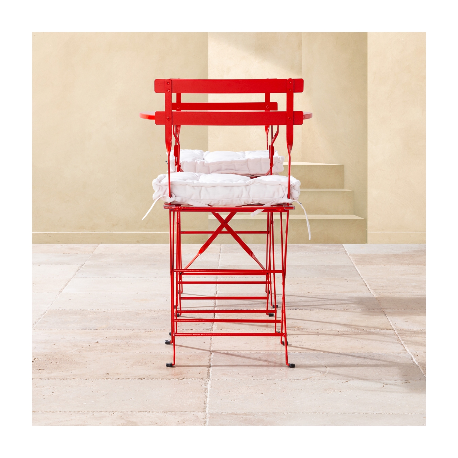 LUNA BISTRO SET KIRMIZI