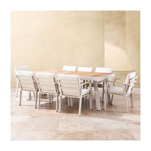  TARCOS YEMEK SETİ KREM 8 SANDALYE