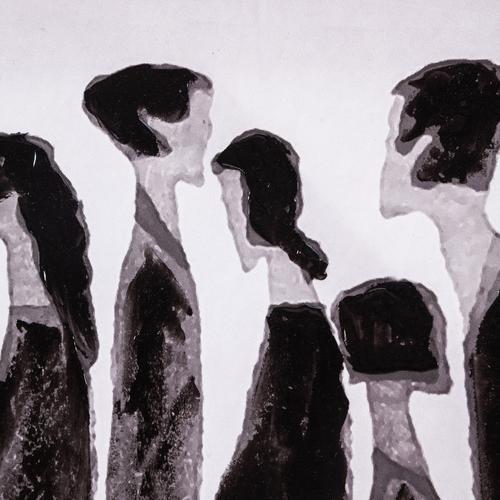  HOMO SAPIENS ÇERÇEVELİ YAĞLIBOYA TABLO 90X120CM