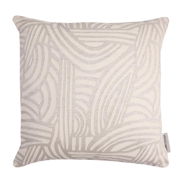 Mudo Home  Alba Wave Kırlent Ekru 50X50