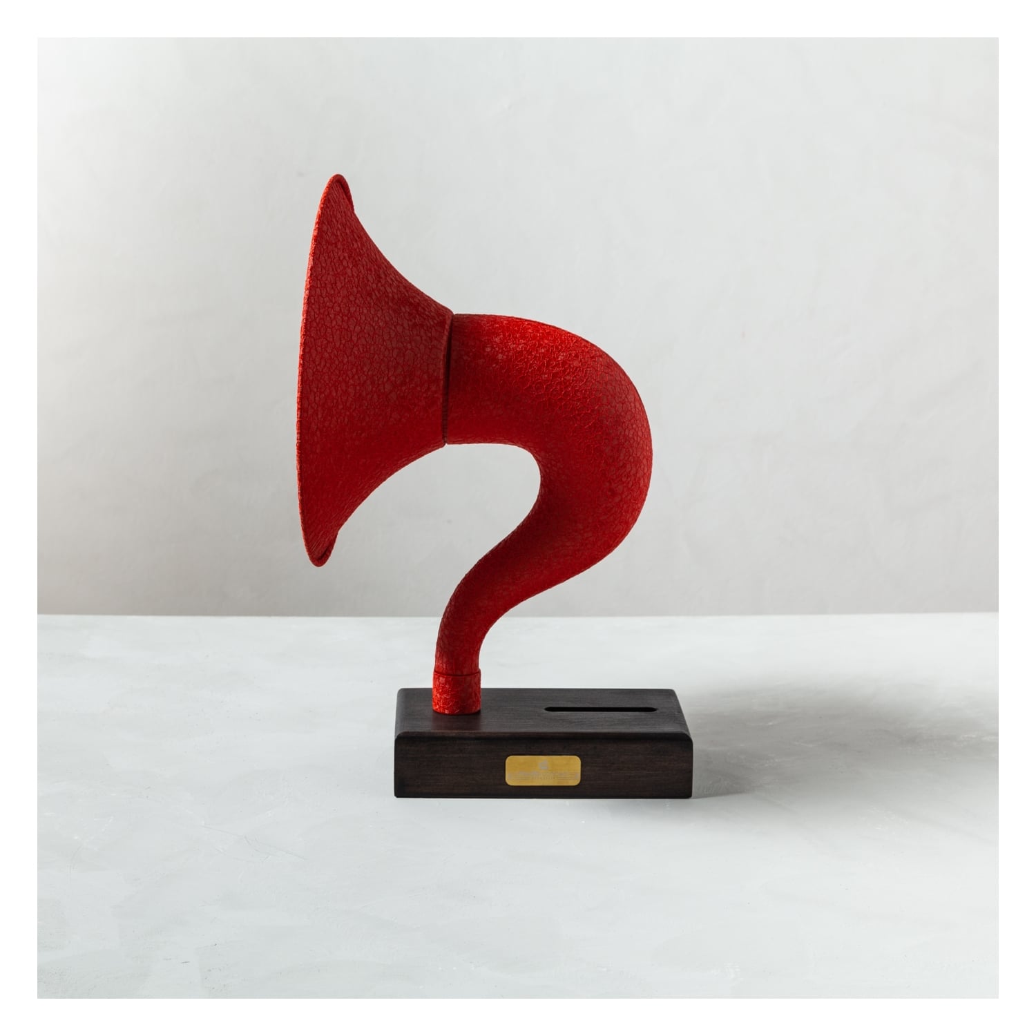 AKUSTİK GRAMOFON KIRMIZI