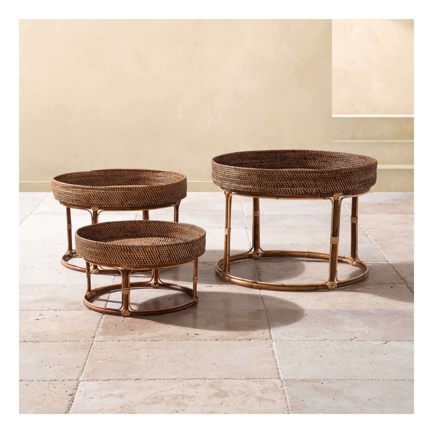 NANA ÜÇLÜ KAHVE SEHPASI