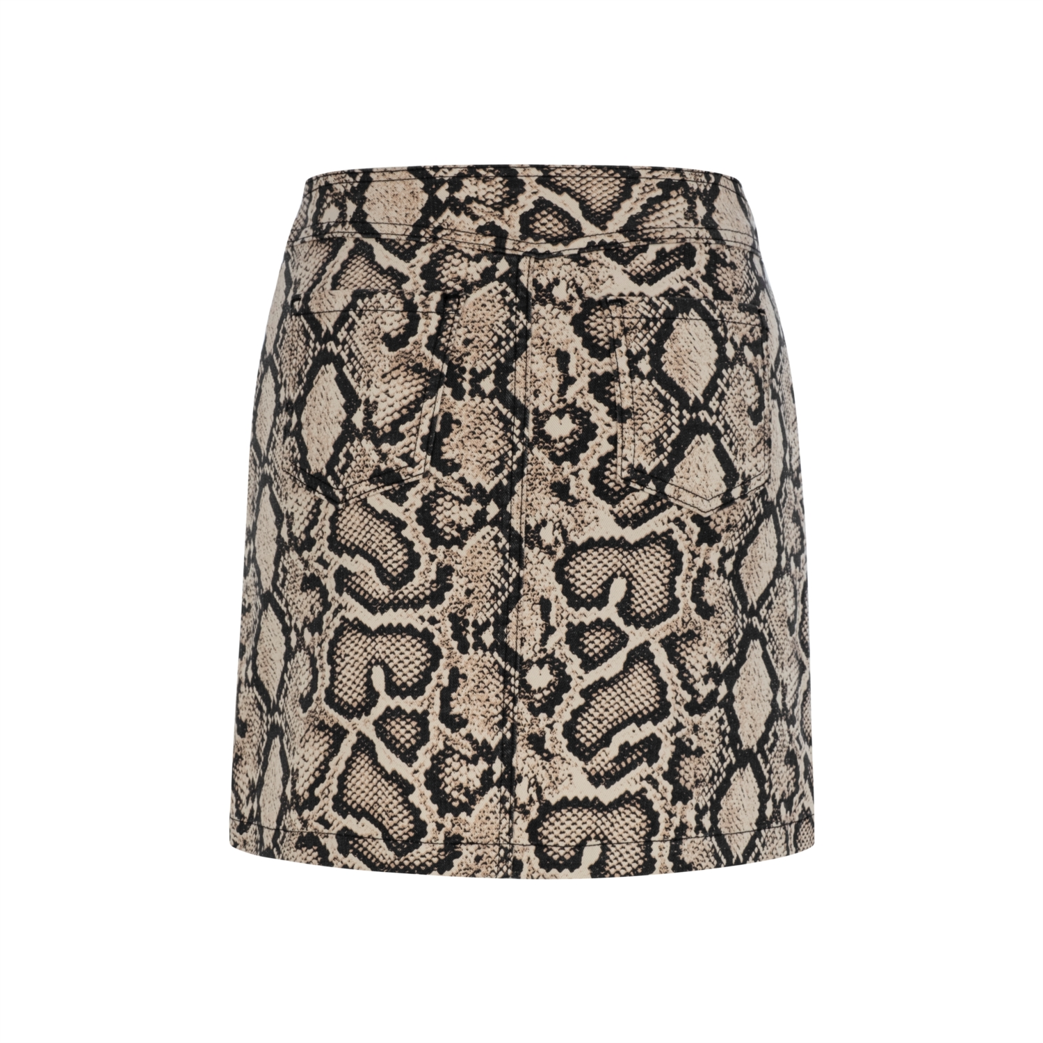 YILAN DESENLİ A FORM MİNİ ETEK