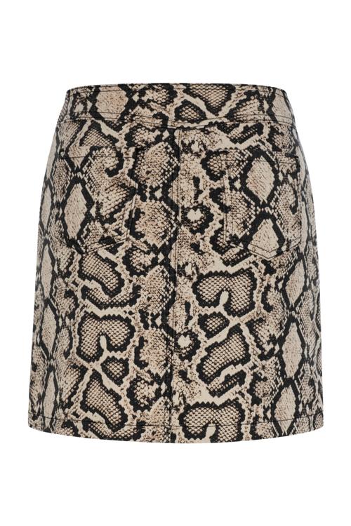  YILAN DESENLİ A FORM MİNİ ETEK